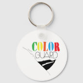 Love Color Guard met naam Sleutelhanger (Voorkant)