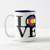 LOVE Colorado 15oz Tweekleurige Koffiemok (Links)