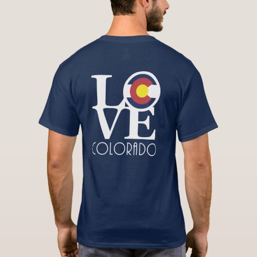 LOVE Colorado (achterafdruk) T-shirt (Achterkant)