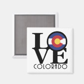 LOVE Colorado Magneet (Voorkant / Achterkant)