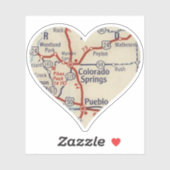 Love Colorado Springs CO Sticker (Vel)