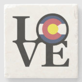 LOVE Colorado Stenen Onderzetter (Voorkant)