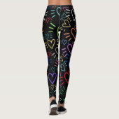 Love Colored Hearts Leggings (Achterkant)