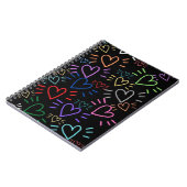 Love Colored Hearts Notitieboek (Linkerzijde)