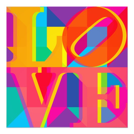 LOVE COLORS FOTO AFDRUK (Voorkant)