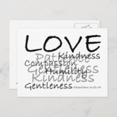 Love Colossians 3 Briefkaart (Voorkant / Achterkant)