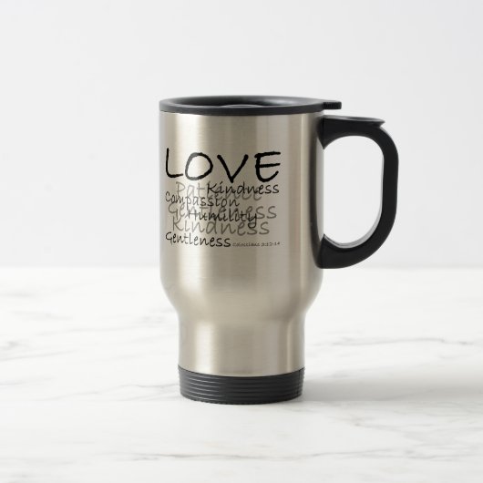 Love Colossians 3 Travel Mug Reisbeker (Rechts)