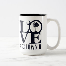 LOVE ColumbiaSouth Carolina 15oz Tweekleurige Koffiemok