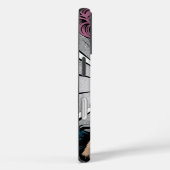 Love Comic Romantisch Afbeelding iPhone 16 Hoesje (Achterkant / Rechts)