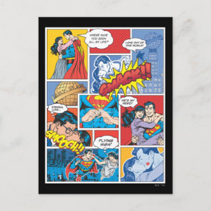 Love Comic Slides - Color Briefkaart