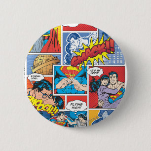 Love Comic Slides - Color Ronde Button 5,7 Cm