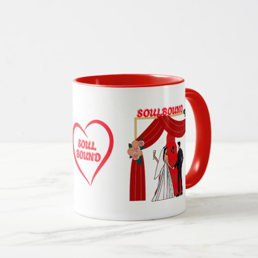 Love & Commitment Mug for Lovers Mok (Voorkant rechts)