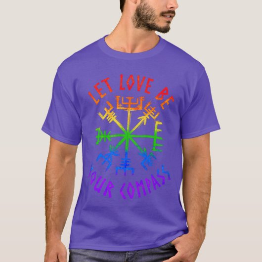 Love Compass Pride cadeau T-shirt (Voorkant)