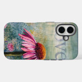 Love coneflower telefoonhoesje Case-Mate iPhone case (Achterkant (horizontaal))