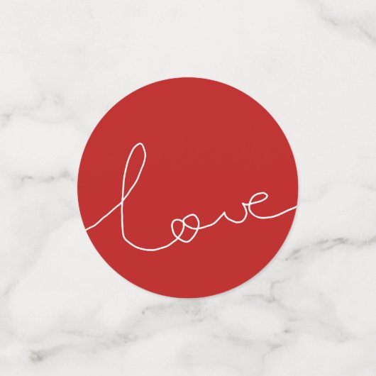 LOVE CONFETTI (Kleine voorkant)