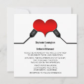 Love Connection USB Wedding Invitation, Red Kaart (Voorkant)