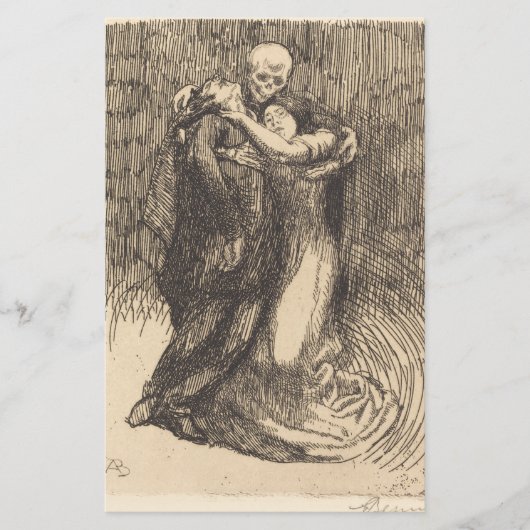 Love Consecrated (door Paul-Albert Besnard) Briefpapier (Voorkant)