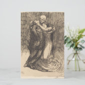 Love Consecrated (door Paul-Albert Besnard) Briefpapier (Staand voorkant)