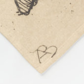 Love Consecrated (door Paul-Albert Besnard) Fleece Deken (Hoek)