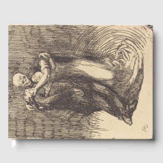 Love Consecrated (door Paul-Albert Besnard) Gastenboek (Voorkant)