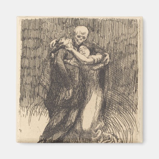 Love Consecrated (door Paul-Albert Besnard) Magneet (Voorkant)