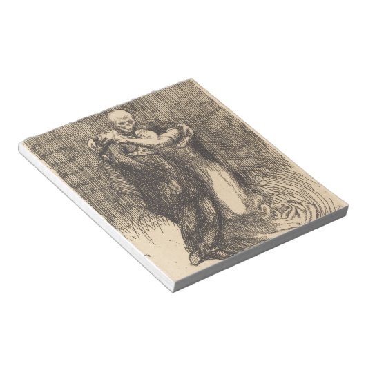 Love Consecrated (door Paul-Albert Besnard) Notitieblok (Schuin)