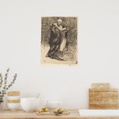 Love Consecrated (door Paul-Albert Besnard) Poster (Keuken)