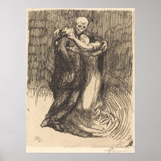 Love Consecrated (door Paul-Albert Besnard) Poster (Voorkant)