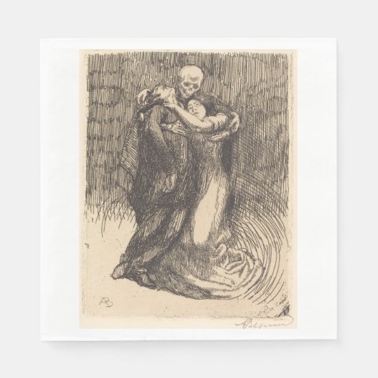 Love Consecrated (door Paul-Albert Besnard) Servet (Voorkant)
