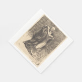 Love Consecrated (door Paul-Albert Besnard) Servet (Hoek)