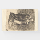 Love Consecrated (door Paul-Albert Besnard) Spandoek (Horizontaal)