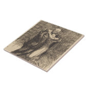 Love Consecrated (door Paul-Albert Besnard) Tegeltje (Zijkant)