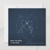 Love Constellation - Wedding Save the Date (Voorkant)