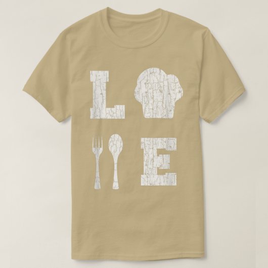 Love Cooking Funny Cook Chef Graphic T-shirt (Design voorkant)
