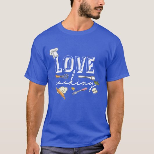 Love Cooking vintage T-shirt (Voorkant)