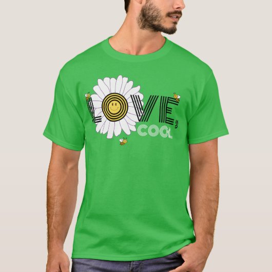 LOVE COOL retro T-shirt (Voorkant)