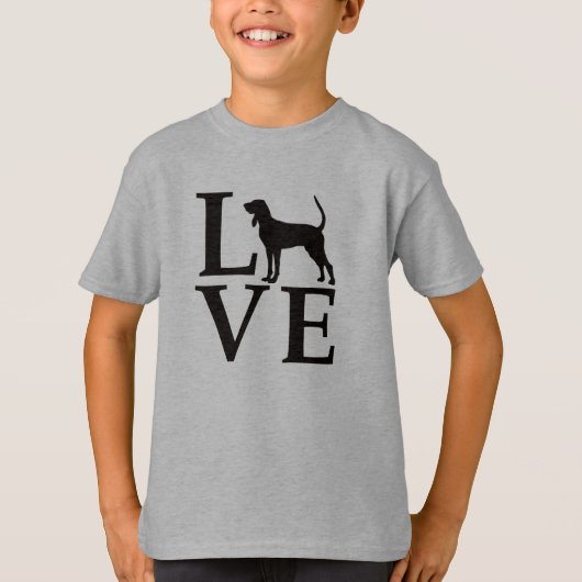 Love Coonhounds T-shirt (Voorkant)