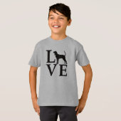Love Coonhounds T-shirt (Voorkant volledig)
