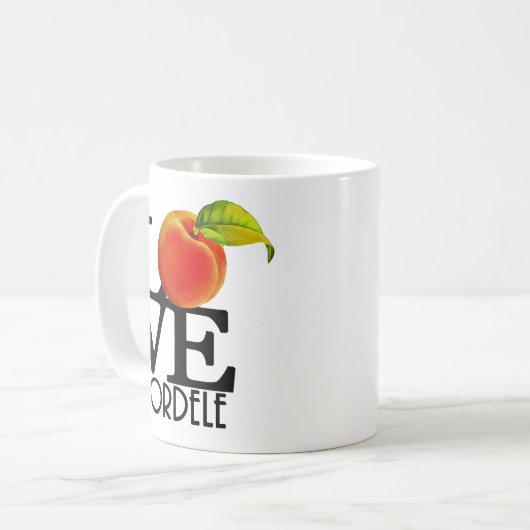 LOVE Cordele Georgia 11oz Koffiemok (Voorkant links)