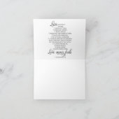 Love Corinthians 13 bible verse passage Scripture Bedankkaart (Binnen)