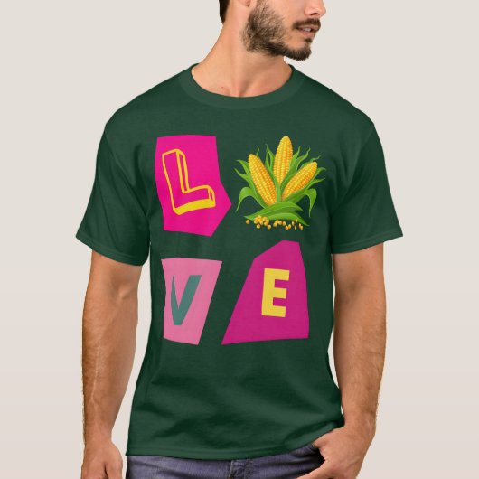 Love Corn friend T-shirt (Voorkant)