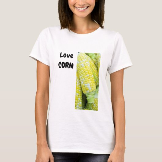 Love Corn quote T-shirt (Voorkant)
