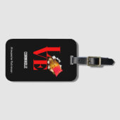Love Cornhole Personalized Sports Bagagelabel (Voorkant (horizontaal))
