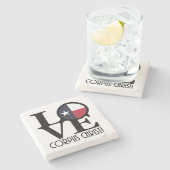 LOVE Corpus Christi Stenen Onderzetter (Zijkant)