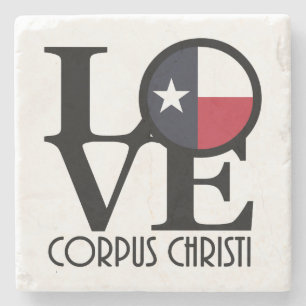 LOVE Corpus Christi Stenen Onderzetter