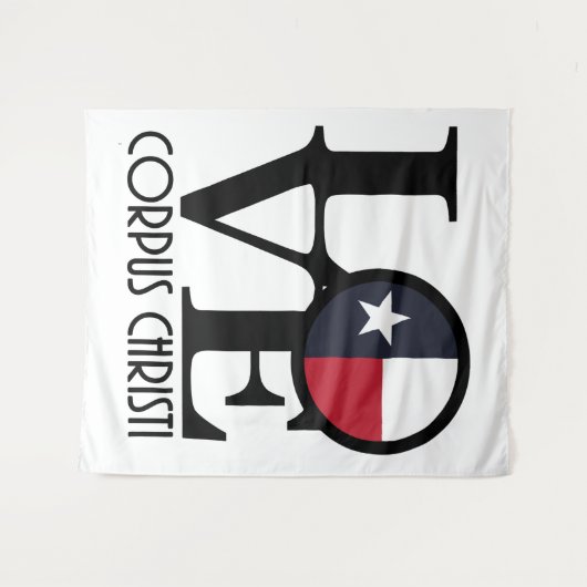 LOVE Corpus Christi Wandkleed (Voorkant (horizontaal))