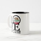 LOVE Corralitos 11oz Tweekleurige Koffiemok (Voorkant links)
