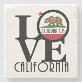 LOVE Corralitos California Stenen Onderzetter