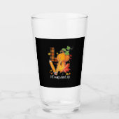 LOVE Counselor Life Fall Leaves Autumn Season Pump Glas (Voorkant)