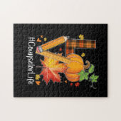 LOVE Counselor Life Fall Leaves Autumn Season Pump Legpuzzel (Horizontaal)